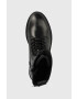 Gant Кожени кубинки Kelliin в черно с платформа - Pepit.bg