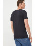 Gant Памучна тениска (2-pack) в черно с изчистен дизайн - Pepit.bg