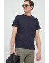 Gant Тениска в тъмносиньо с изчистен дизайн - Pepit.bg