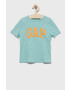 Gap Детска памучна тениска (2-pack) с принт - Pepit.bg