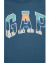 Gap Детска памучна тениска (3-pack) с принт - Pepit.bg