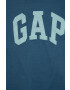 Gap Детска памучна тениска (2-pack) в оранжево с принт - Pepit.bg