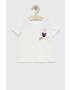 Gap Детска памучна тениска x Disney в бяло - Pepit.bg