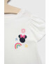 Gap Детска памучна тениска x Disney в бяло - Pepit.bg