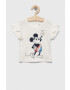 Gap Детска памучна тениска x Disney в бежово - Pepit.bg