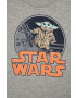 Gap Детска памучна тениска x Star Wars в сиво с принт - Pepit.bg