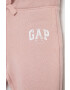 Gap Детски спортен панталон в лилаво с принт - Pepit.bg