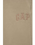 Gap Детски спортен панталон в бежово с апликация - Pepit.bg