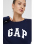 Gap Памучна блуза с дълги ръкави (2-pack) в тъмносиньо - Pepit.bg