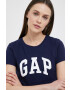Gap Памучна тениска в тъмносиньо - Pepit.bg