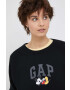 Gap Суичър x Disney в черно с принт - Pepit.bg