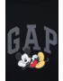 Gap Суичър x Disney в черно с принт - Pepit.bg