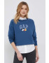 Gap Суичър x Disney в синьо с десен - Pepit.bg