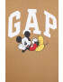 Gap Суичър x Disney в кафяво с принт - Pepit.bg