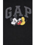 Gap Суичър x Disney в черно с качулка с принт - Pepit.bg