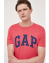 Gap Тениска в червено с принт - Pepit.bg