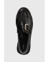 Geox Кожени мокасини D VILDE C в черно с платформа D36UAC 00085 C9999 - Pepit.bg