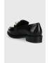 Geox Кожени мокасини DONNA BROGUE H в черно с платформа D262UH 00043 C9999 - Pepit.bg