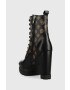 Guess Боти Bills в черно с висок ток - Pepit.bg