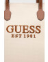 Guess Чанта в кафяво - Pepit.bg