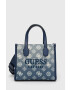 Guess Чанта в синьо - Pepit.bg