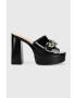 Guess Чехли Xanthe в черно с висок ток - Pepit.bg