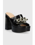 Guess Чехли Xanthe в черно с висок ток - Pepit.bg