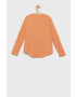 Guess Детска блуза с дълги ръкави в оранжево - Pepit.bg