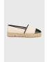 Guess Еспадрили JALEEL2 в бежово с платформа - Pepit.bg