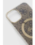 Guess Кейс за телефон iPhone 14 6.1" в бежово - Pepit.bg
