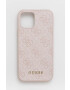 Guess Кейс за телефон Iphone 12 / 12 Pro 61'' в розово - Pepit.bg