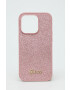 Guess Кейс за телефон Iphone 14 Pro 61" в розово - Pepit.bg