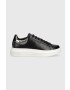 Guess Кожени маратонки FL7VIB LEA12 в черно VIBO - Pepit.bg