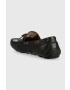 Guess Кожени мокасини GALLARATE II в черно FM6GAL LEA14 - Pepit.bg