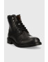 Guess Кожени обувки Arco Lace Up в черно - Pepit.bg