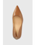 Guess Кожени обувки с висок ток - Pepit.bg