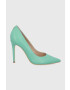 Guess Кожени обувки с висок ток - Pepit.bg
