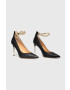 Guess Кожени обувки с висок ток Shadee в черно - Pepit.bg