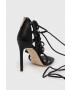 Guess Кожени сандали BINI в черно FL6BNI LEA03 - Pepit.bg