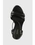 Guess Кожени сандали FYNLEE в черно FL6FYN LEA03 - Pepit.bg