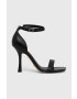 Guess Кожени сандали HYLAN2 в черно FL6HN2 LEA03 - Pepit.bg