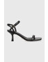 Guess Кожени сандали RIMIA2 в черно FL6R2M LEA03 - Pepit.bg