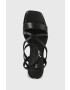 Guess Кожени сандали TILINE в черно FL6TLI LEA03 - Pepit.bg