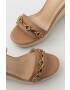 Guess Кожени сандали Wendy в бежово - Pepit.bg