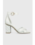 Guess Кожени сандали YANCY в бяло FL6YAN LEA03 - Pepit.bg