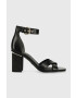 Guess Кожени сандали YANCY в черно FL6YAN LEA03 - Pepit.bg