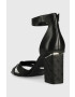 Guess Кожени сандали YANCY в черно FL6YAN LEA03 - Pepit.bg