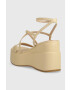Guess Кожени сандали ZALLA в бежово FL6ZLL LEA04 - Pepit.bg