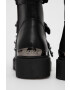 Guess Кубинки дамски в черно с платформа - Pepit.bg