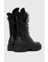Guess Кубинки дамски в черно с платформа - Pepit.bg